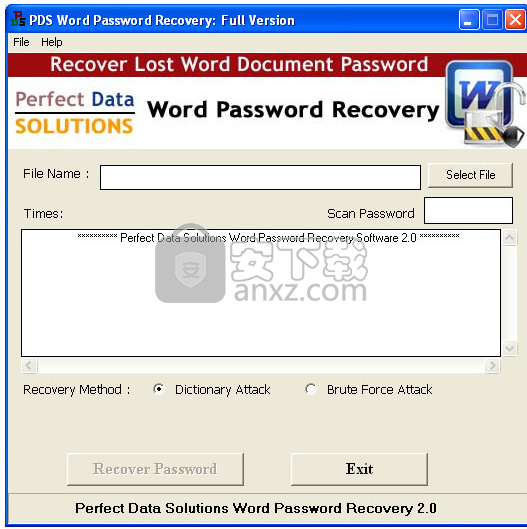 PDS Word Password Recovery(Word密码恢复软件)