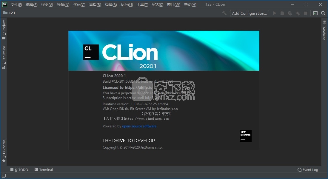 JetBrains CLion 2020.1中文