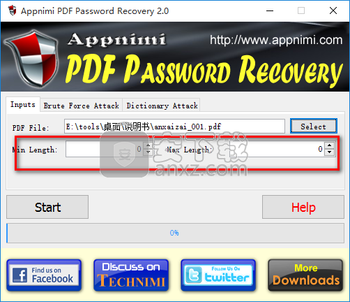 Appnimi PDF Password Recovery(PDF密码恢复工具)