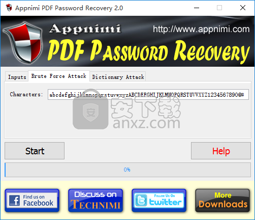 Appnimi PDF Password Recovery(PDF密码恢复工具)