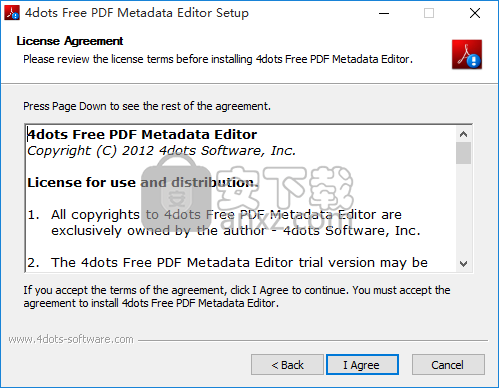 4dots Free PDF Metadata Editor(PDF元数据编辑软件)