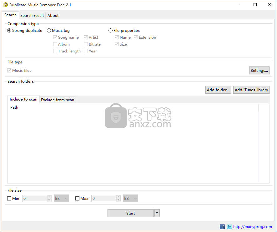 Duplicate Music Remover Free(重复音乐删除工具)