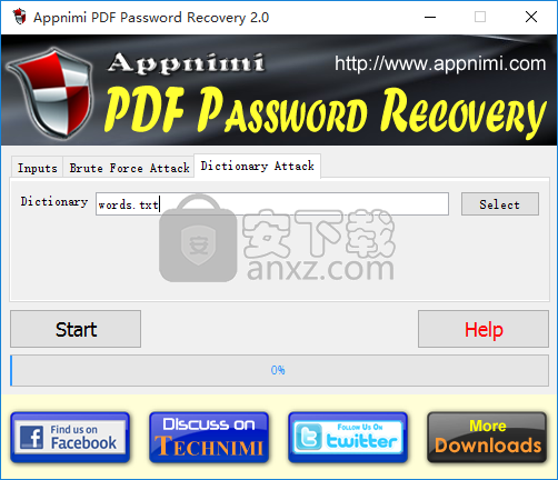 Appnimi PDF Password Recovery(PDF密码恢复工具)