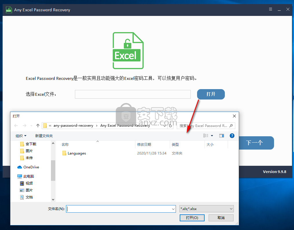 Any Excel Password Recovery(Excel密码恢复工具)