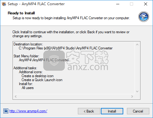 AnyMP4 FLAC Converter(flac音频格式转换器)