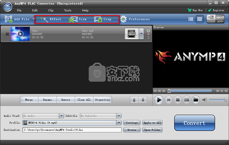 AnyMP4 FLAC Converter(flac音频格式转换器)