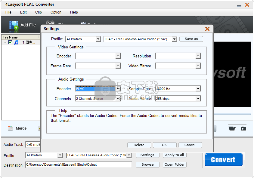 4Easysoft FLAC Converter(flac音频格式转换器)