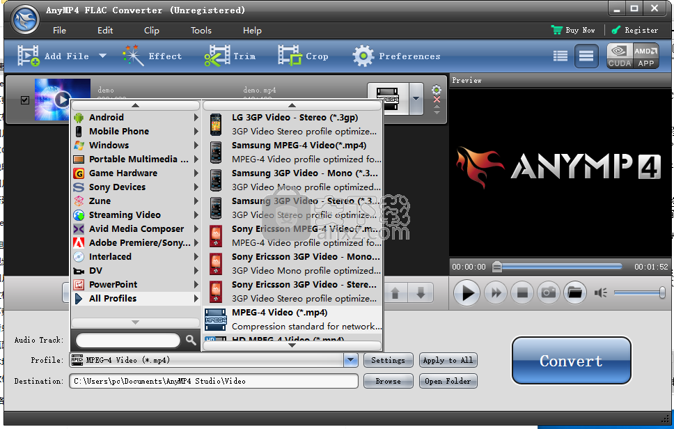 AnyMP4 FLAC Converter(flac音频格式转换器)