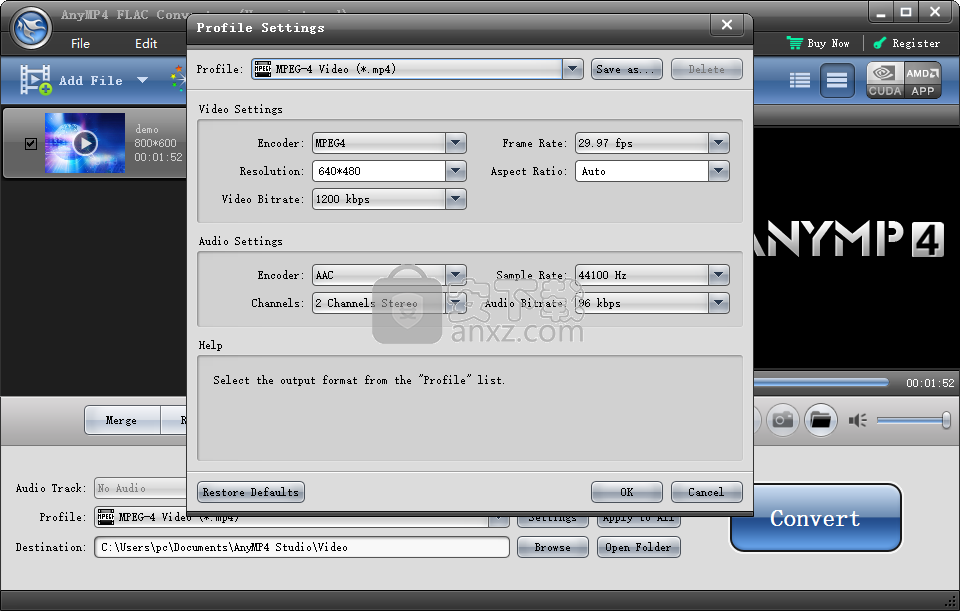 AnyMP4 FLAC Converter(flac音频格式转换器)
