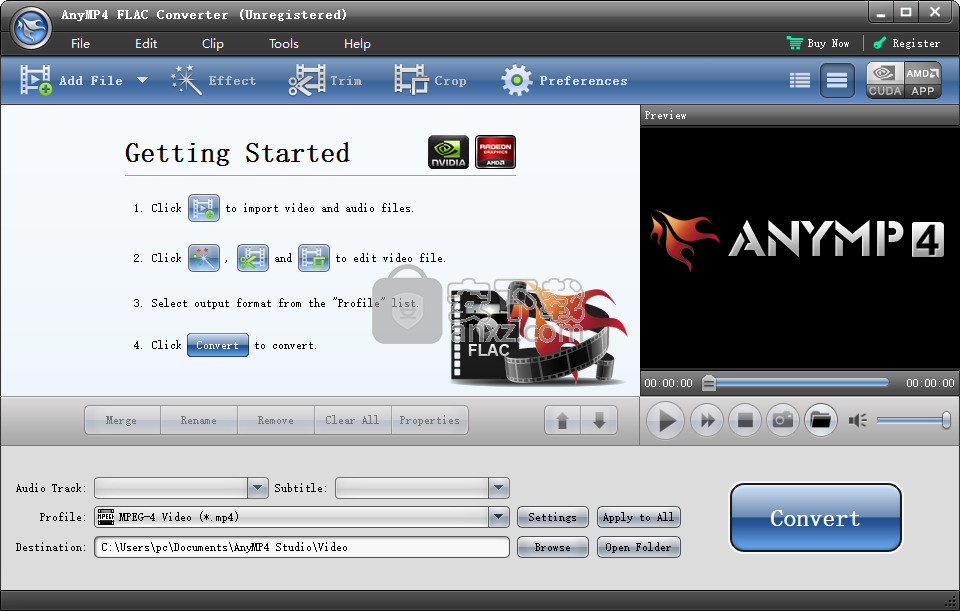 AnyMP4 FLAC Converter(flac音频格式转换器)