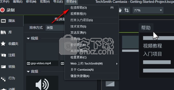 camtasia studio 2020中文