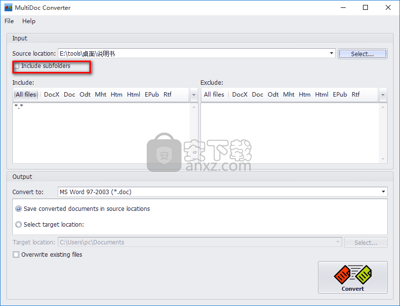 MultiDoc Converter(WORD批量转换器)