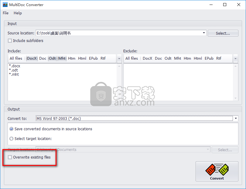 MultiDoc Converter(WORD批量转换器)