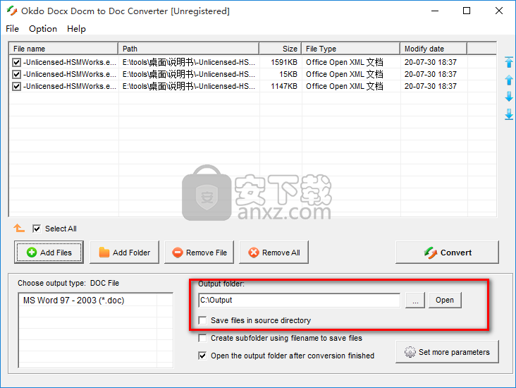 Okdo Docx Docm to Doc Converter(docx/docm格式批量转doc工具)