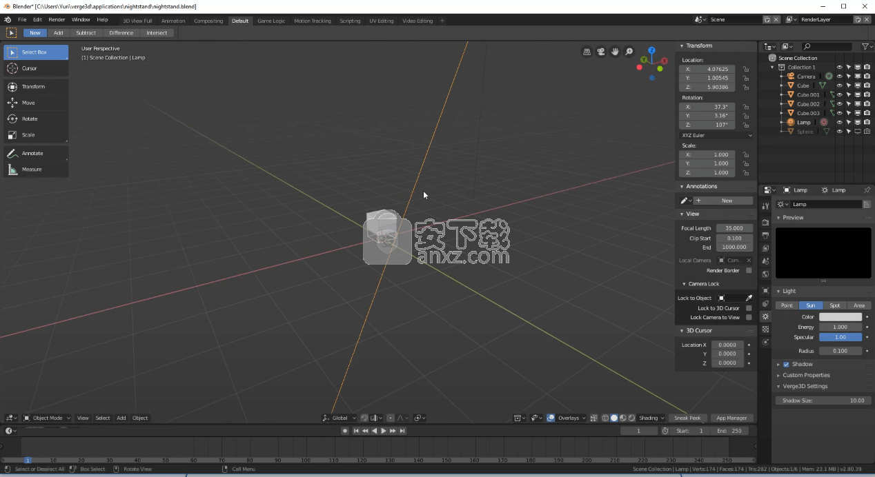 Verge3d For Blender免费版下载 多功能3ds渲染插件v2 17 1 免费版 安下载