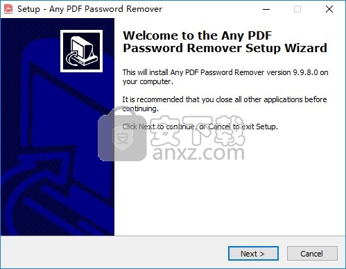 any pfd password recover