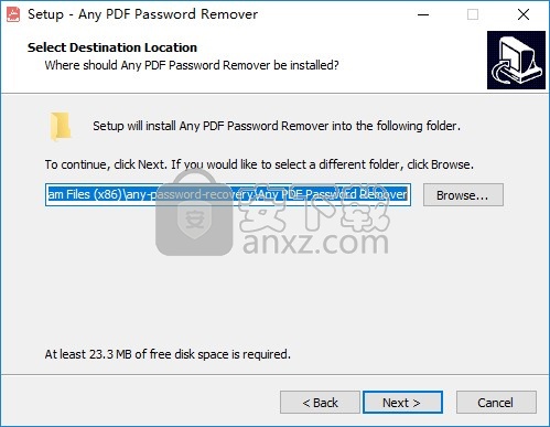 any pfd password recover