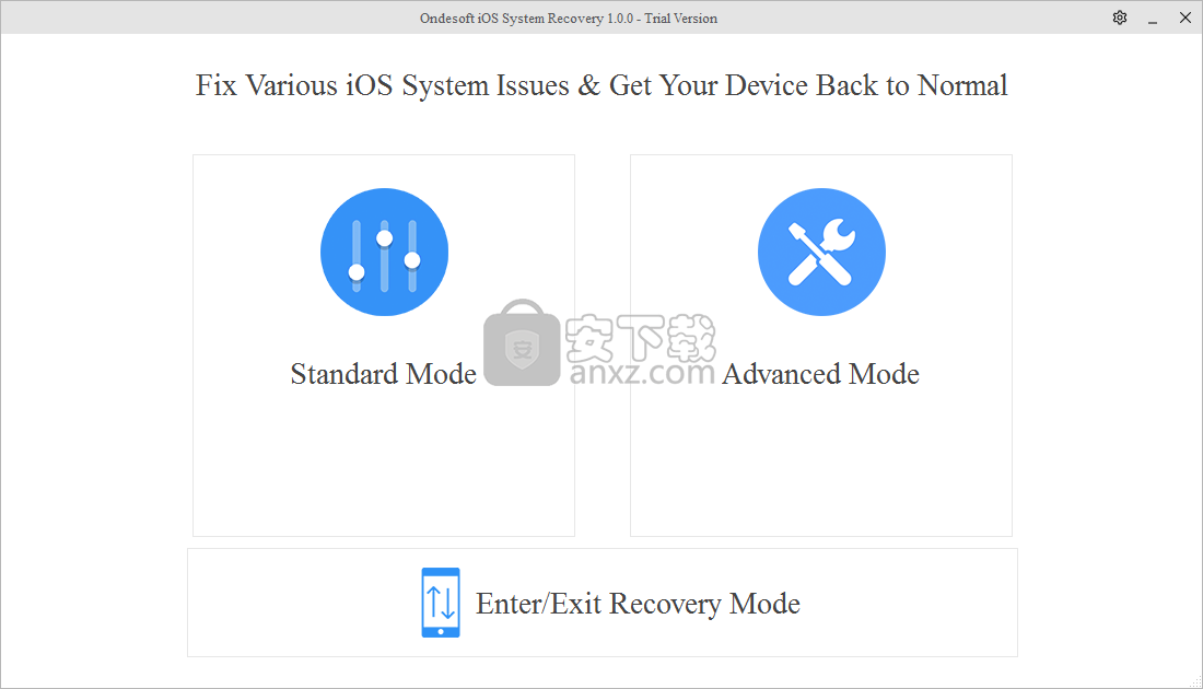 Ondesoft iOS System Recovery(iOS系统修复工具)