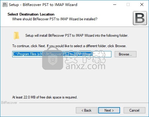 bitrecover pst to imap wizard