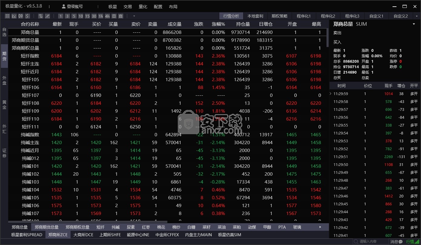 极星量化终端