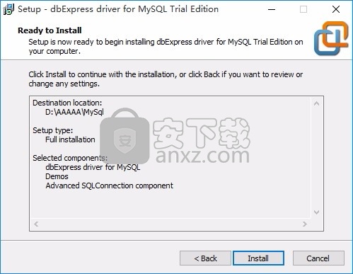 dbExpress driver for MySQL(MySQL驱动数据库管理器)