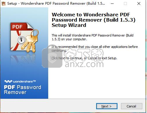 Wondershare PDF Password Remover(pdf密码移除器)