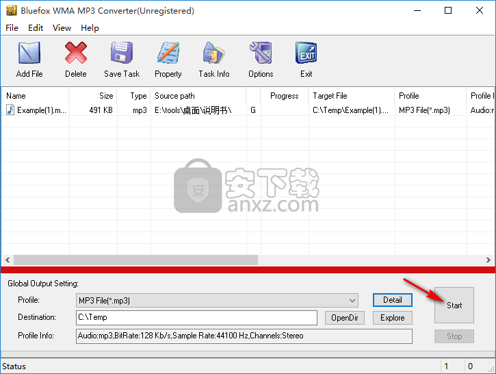 Bluefox WMA MP3 Converter(WMA MP3音频格式转换器)