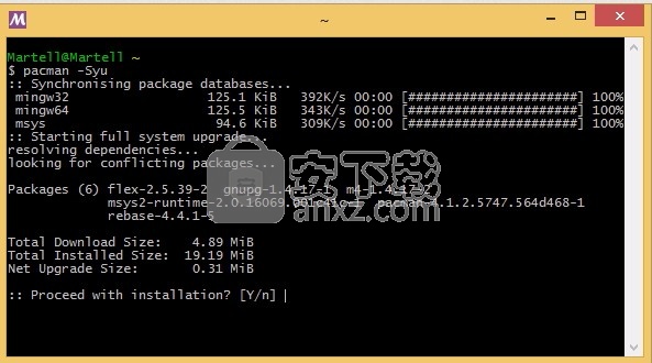 MSYS2(多功能开发与管理工具库)