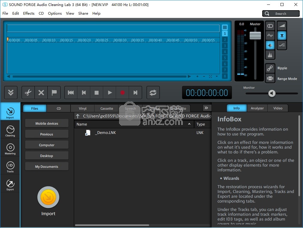 SOUND FORGE Audio Cleaning Lab 3