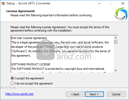 Acrok MTS Converter(MTS视频格式转换器)