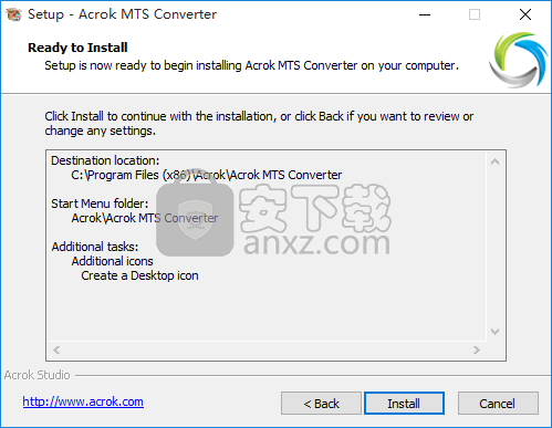 Acrok MTS Converter(MTS视频格式转换器)