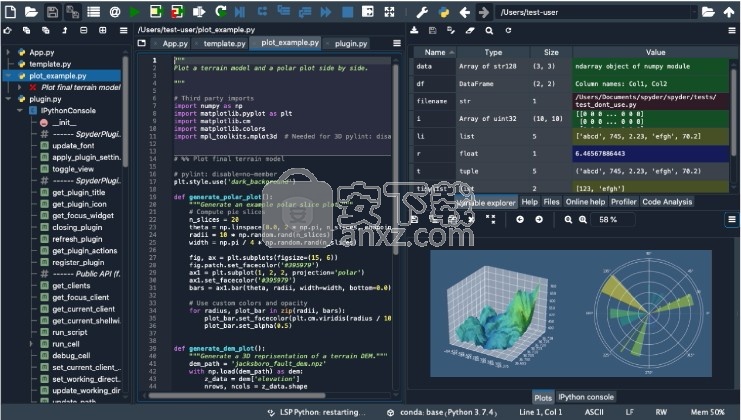 Spyder Python(Python应用开发环境)