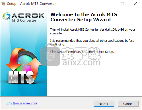 Acrok MTS Converter(MTS视频格式转换器)