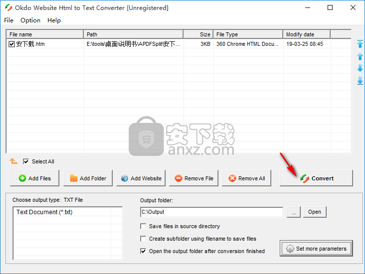 Okdo Website Html to Text Converter(网站HTML转TXT转换器)