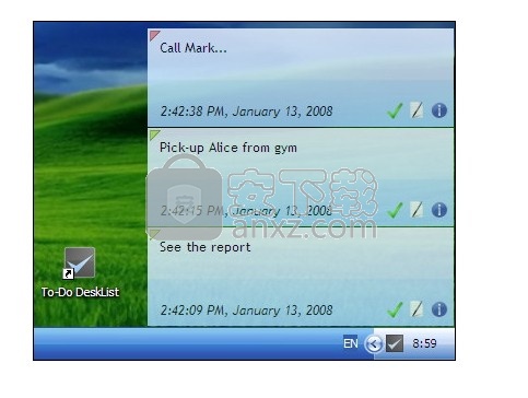 To-Do DeskList(待办事项提醒软件)