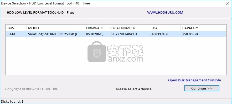 HDD Low Level Format Tool(HDD低级格式化工具)