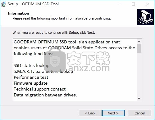 GOODRAM SSD Tool(SMART参数检查与管理工具)