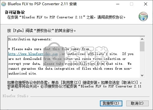 Bluefox FLV to PSP Converter(FLV转PSP转换器)