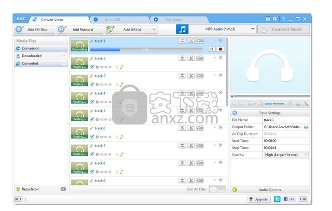 Anvsoft Any Audio Converter(全能音频格式转换器)