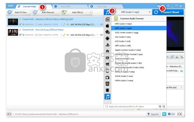 Anvsoft Any Audio Converter(全能音频格式转换器)