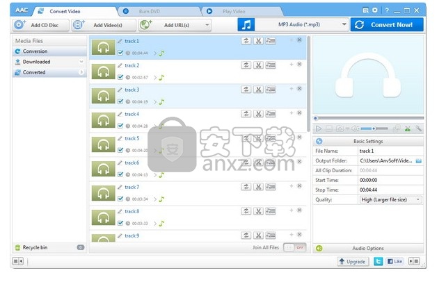 Anvsoft Any Audio Converter(全能音频格式转换器)