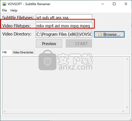 Vovsoft Subtitle Renamer(字幕文件重命名工具)