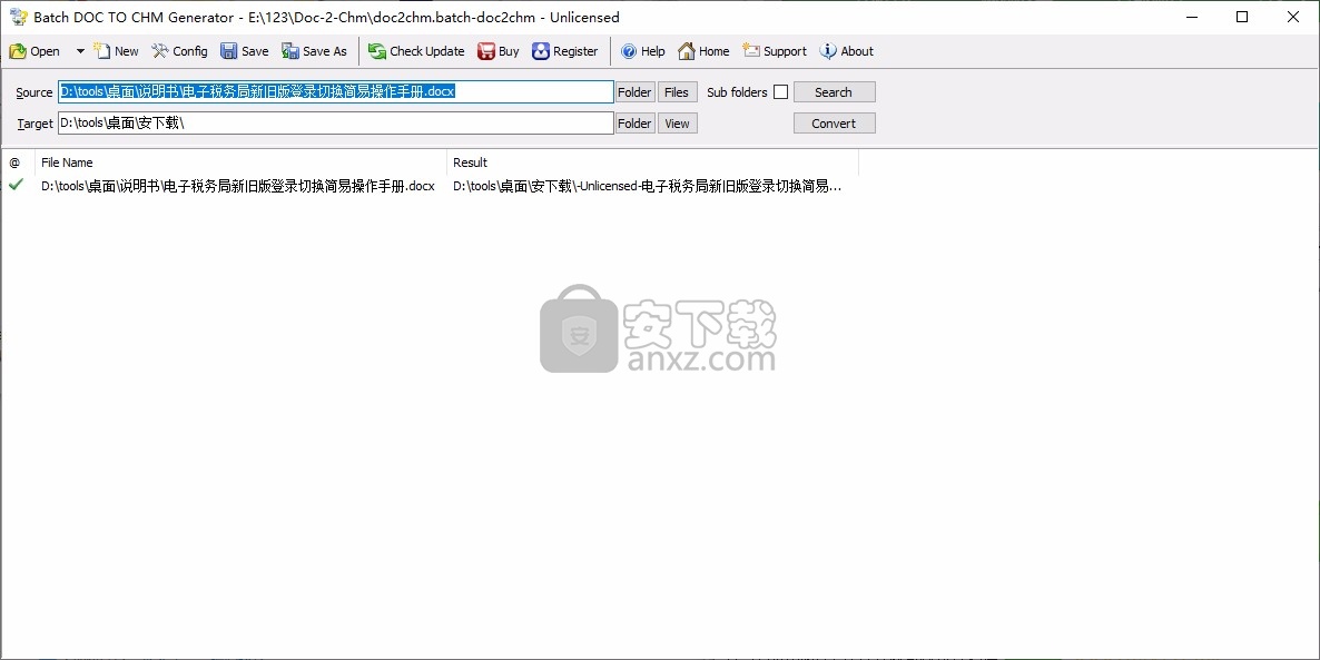 Batch DOC to Help Generator(doc转换chm软件)