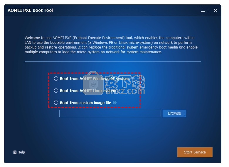 OMEI PXE Boot Free(傲梅PXE启动工具)