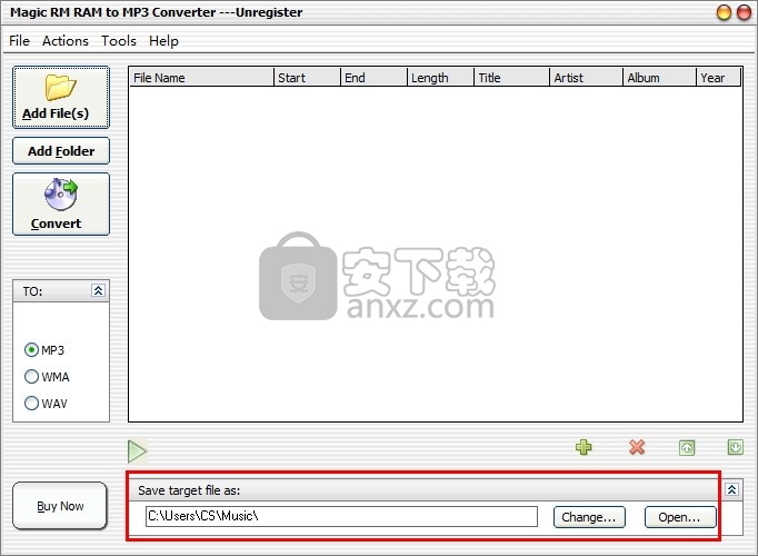 Magic RM RAM to MP3 Converter(RM/RAM转MP3转换器)