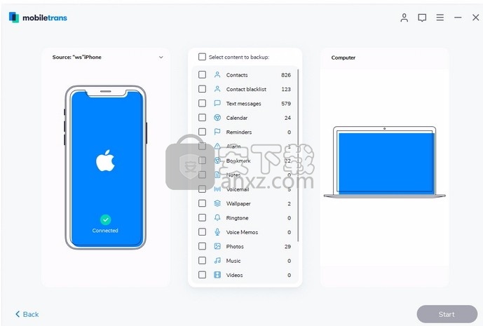 Wondershare MobileTrans(多功能数据传输与同步工具)