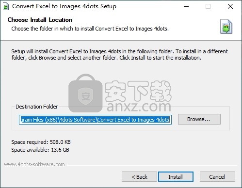 Convert Excel to Images 4dots(excel转图像转换器)