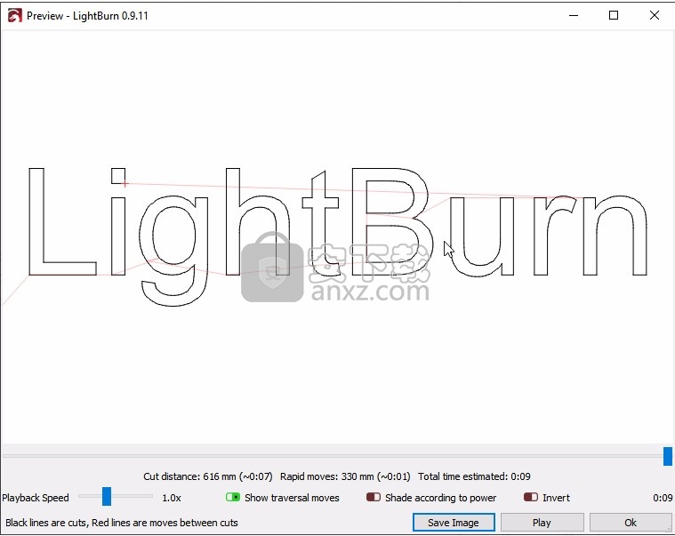 lightburn(激光切割软件)