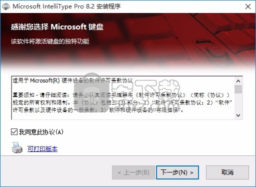 IntelliType Pro(多功能键盘按钮驱动器)