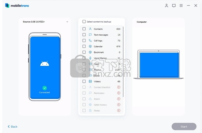 Wondershare MobileTrans(多功能数据传输与同步工具)